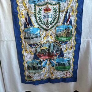 “The Queen's Diamond Jubilee" 2012 Tea Towel